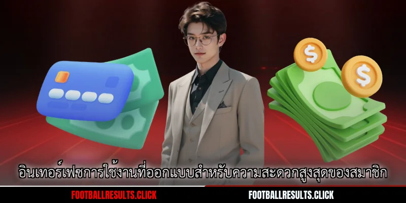 อินเทอร์เฟซการใช้งานที่ออกแบบสำหรับความสะดวกสูงสุดของสมาชิก